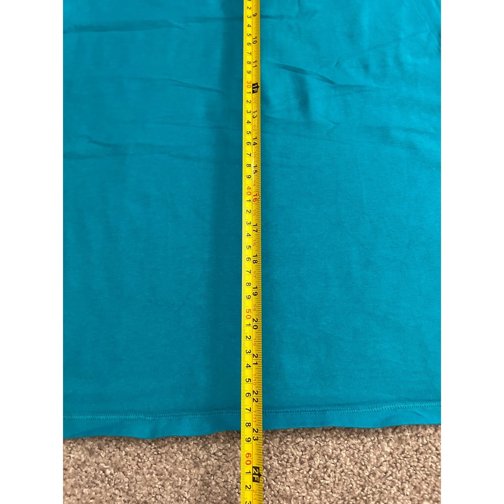 Champion T-Shirt Womens Medium Teal Blue Excellent Short Sleeve Athletic Top - Picture 3 of 6